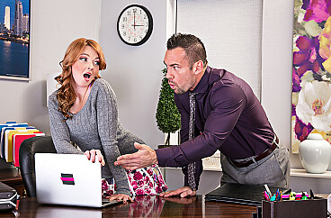 Marie McCray fucking in the desk with her bubble butt with Marie Mccray, Johnny Castle in Naughty Office by NaughtyAmerica