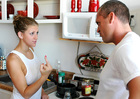 Eve Laurence fucking in the kitchen with her brown eyes - Sex Position 2 Eve Laurence fucking in the kitchen with her brown eyes - Sex Position 2