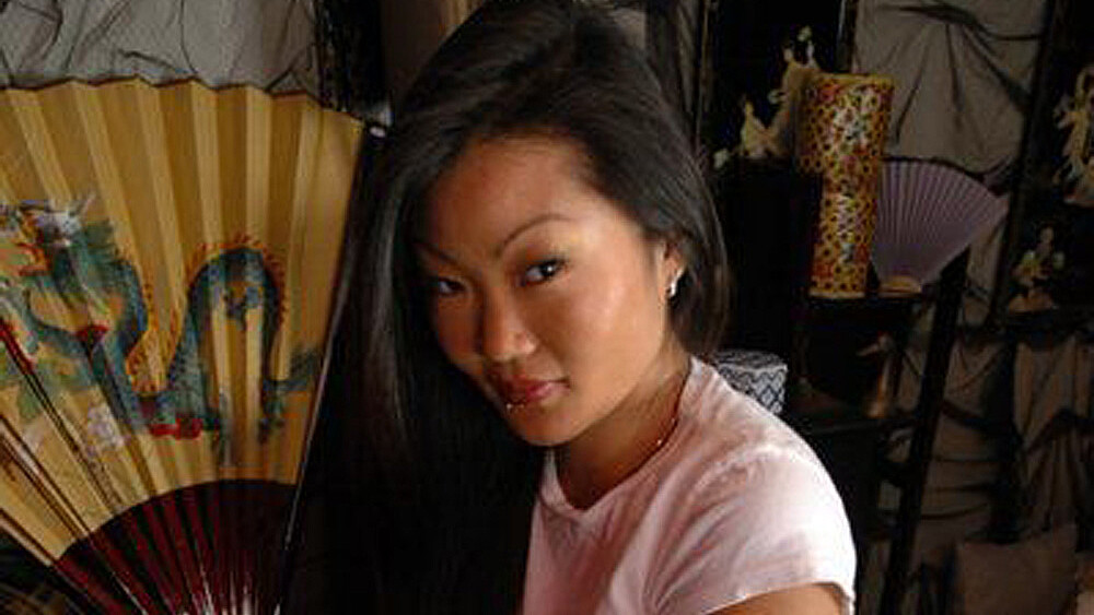 Lucy Lee fucking in the massage parlor with her black hair