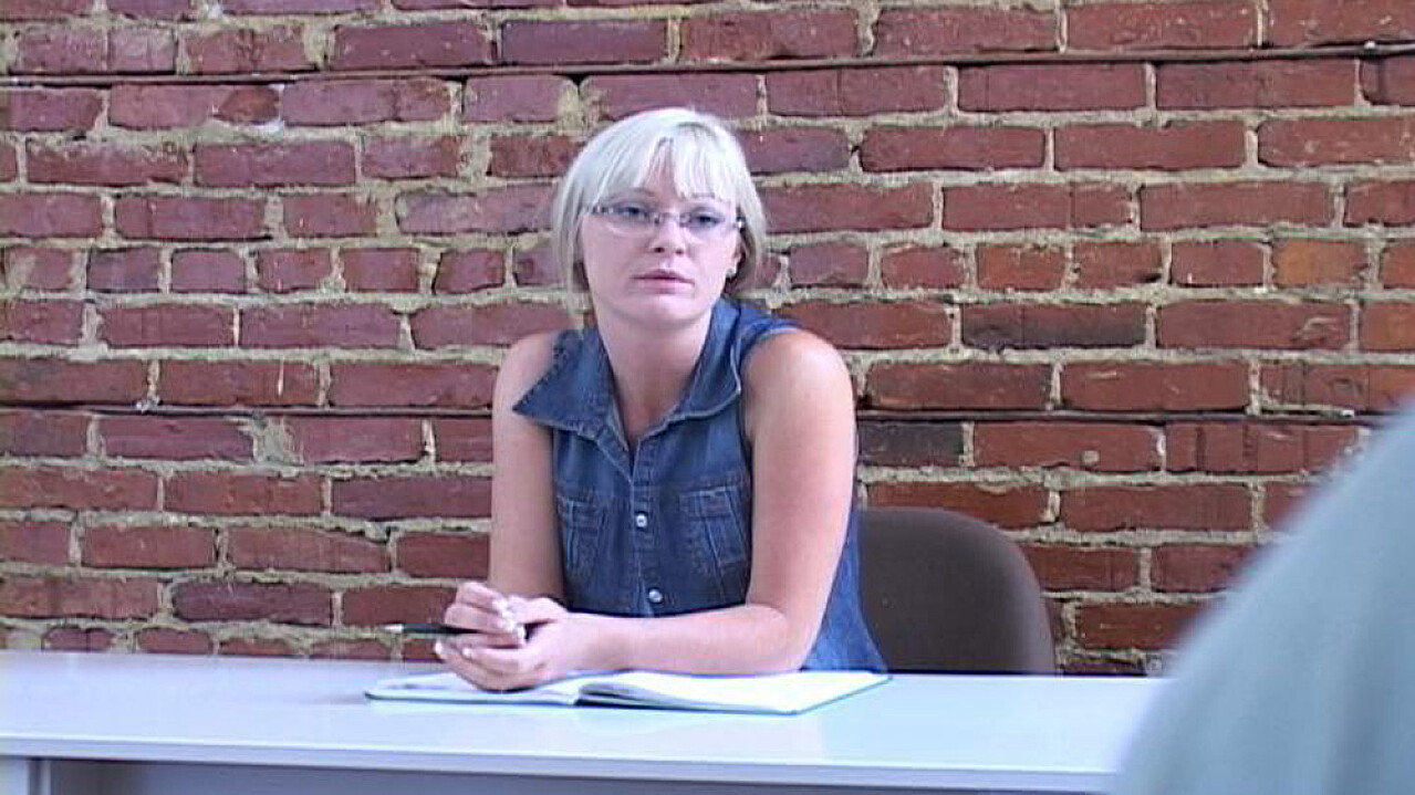 Allison Kilgore Fucking in the Desk with Her Glasses