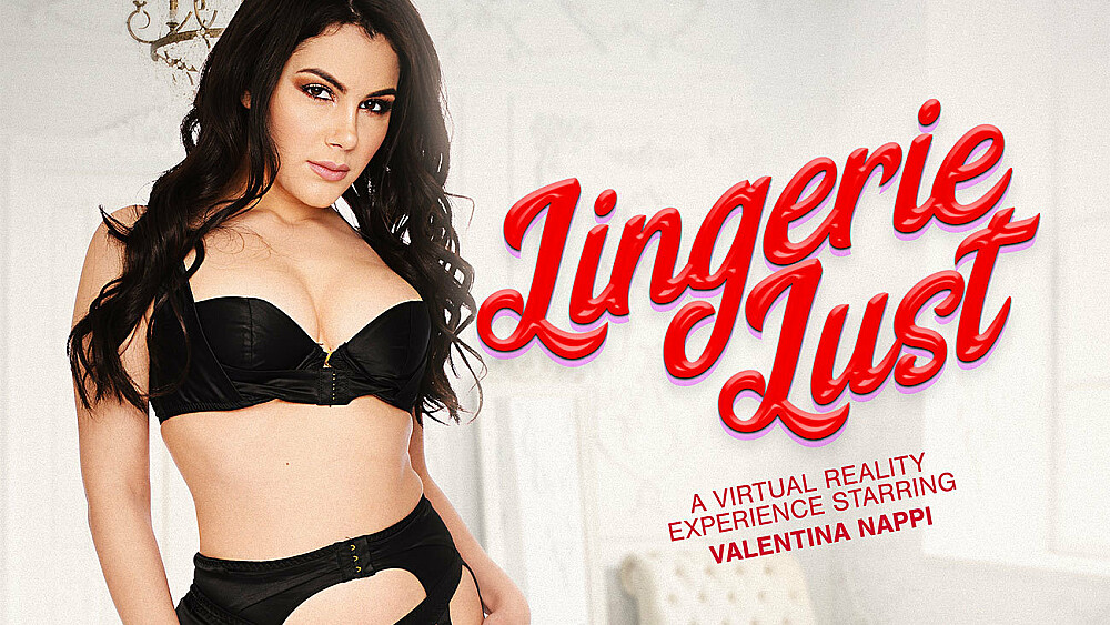 Click here to play Italian babe Valentina Nappi wears sexy lingerie to fuck you in VR VR porn
