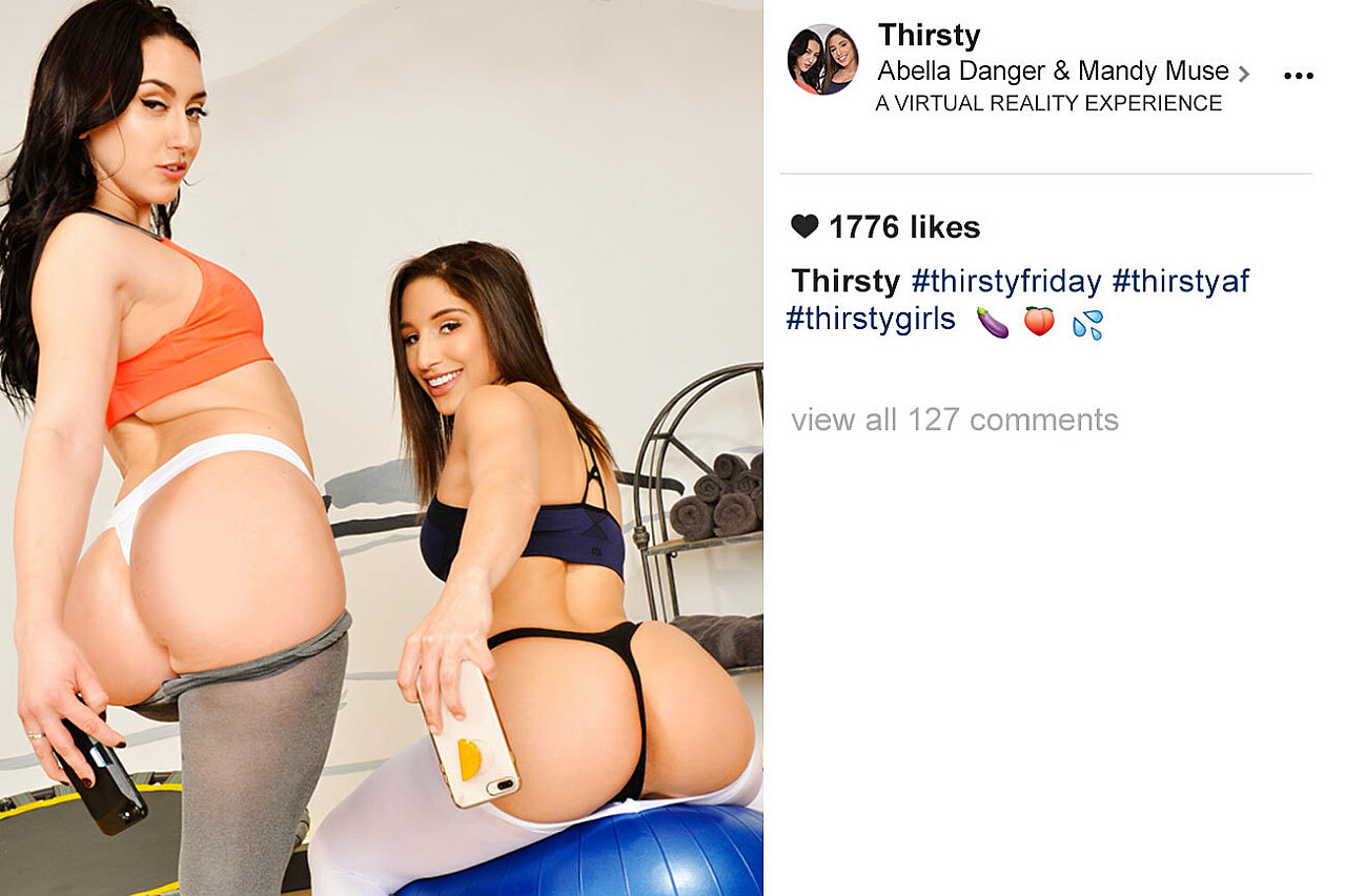 Abella Danger Fucking in the Trampoline with Her Innie Pussy